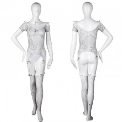 新款連身襪多件套裝性感開襠連體緊身衣露肩制服