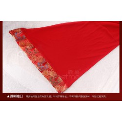 紅色古裝和服風網紗肚兜性感情趣內衣睡裙套裝