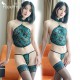 古典性感孔雀哩士肚兜套裝