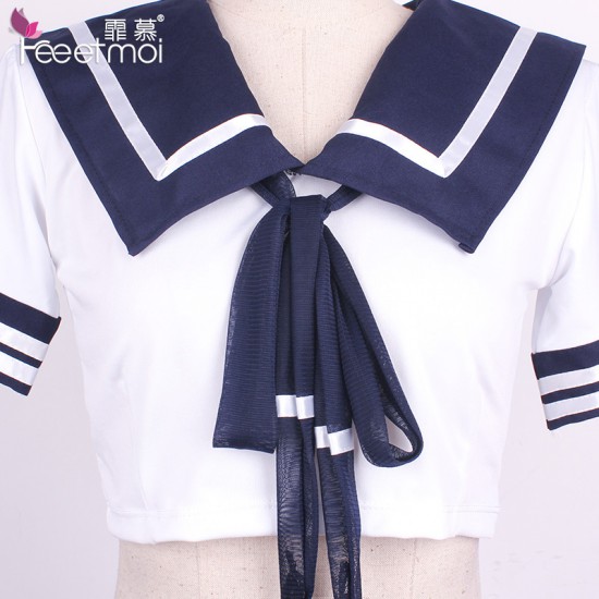 清純甜美彈力學生裝可愛領結制服誘惑學生服套裝