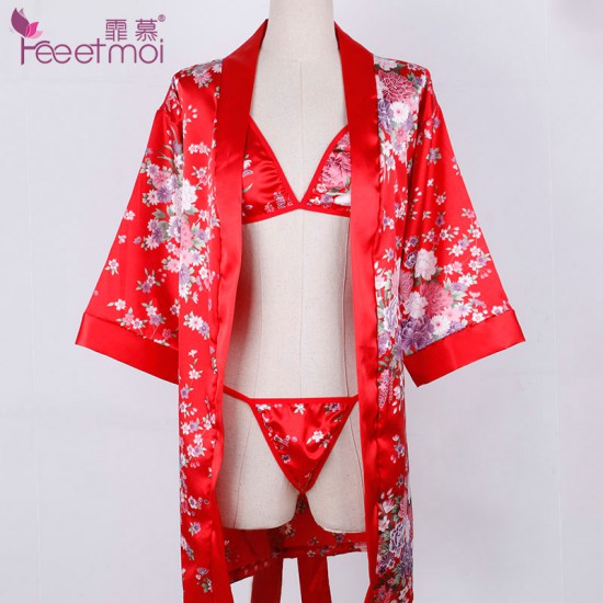 古典日式和服性感睡裙套裝