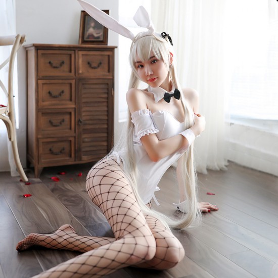 純白兔女動漫Cosplay性感套裝